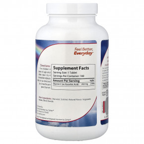 Zahler, Junior C™, улучшенная формула жевательного витамина C, с натуральным апельсиновым вкусом, 250 мг, 180 жевательных таблеток в Москве - eco-herb.ru | фото