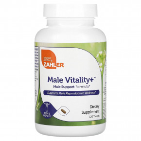 Zahler, Male Vitality +, 120 таблеток - описание | фото