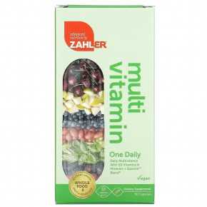 Zahler, One Daily, мультивитамины для ежедневного приема, с 20 витаминами и минералами + смесь Spectra, 60 капсул в Москве - eco-herb.ru | фото
