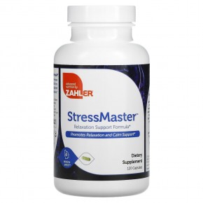 Zahler, StressMaster, формула для поддержки расслабления, 120 капсул в Москве - eco-herb.ru | фото