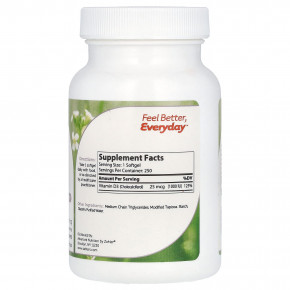 Zahler, витамин D3, 25 мкг (1000 МЕ), 250 капсул (Товар снят с продажи) в Москве - eco-herb.ru | фото