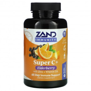 Zand, Immunity, Super C + бузина с цинком и витамином D3`` 60 таблеток в Москве - eco-herb.ru | фото