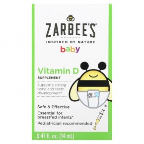 Zarbee's, Витамин D для малышей, 14 мл (0,47 жидк. унции) в Москве - eco-herb.ru | фото