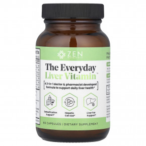 Zen Nutrients, The Everyday Liver Vitamin ™, 60 капсул - описание | фото