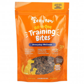 Zesty Paws, All-In-One Training Bites, комплекс для тренировок, для собак всех возрастов, со вкусом бекона, 226 г (8 унций) в Москве - eco-herb.ru | фото