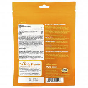 Zesty Paws, Мусс для кошек против аллергии и иммунитета, для кошек, для всех возрастов, с курицей, 14 пакетиков по 6 г (0,2 унции) в Москве - eco-herb.ru | фото