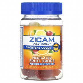 Zicam, Средство от простуды, лечебные фруктовые капли, фруктовое ассорти, 25 капель в Москве - eco-herb.ru | фото