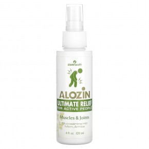 Zion Health, Alozin Ultimate Relief, Muscles & Joints, 4 fl oz (120 ml) в Москве - eco-herb.ru | фото