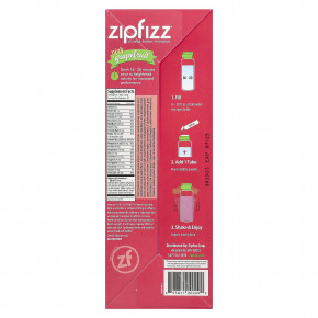 Zipfizz, Энергетическая смесь для здорового спорта с витамином B12, розовый грейпфрут, 20 тюбиков по 11 г (0,39 унции) в Москве - eco-herb.ru | фото