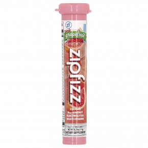 Zipfizz, Энергетическая смесь для здорового спорта с витамином B12, розовый грейпфрут, 20 тюбиков по 11 г (0,39 унции) в Москве - eco-herb.ru | фото