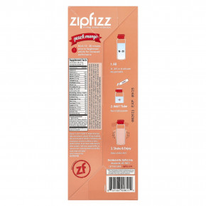 Zipfizz, Energy Drink Mix, персик и манго, 20 тюбиков по 11 г (0,39 унции) в Москве - eco-herb.ru | фото