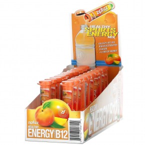 Zipfizz, Energy Drink Mix, персик и манго, 20 тюбиков по 11 г (0,39 унции) - описание