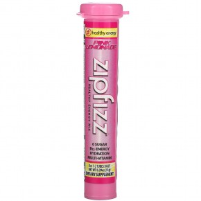 Zipfizz, Энергетическая смесь для здорового спорта с витамином B12, розовый лимонад, 20 тюбиков по 11 г (0,39 унции) в Москве - eco-herb.ru | фото