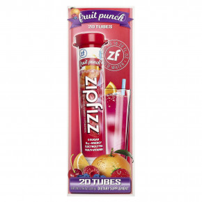 Zipfizz, Смесь для энергетических напитков, фруктовый пунш, 20 тюбиков по 11 г (0,39 унции) в Москве - eco-herb.ru | фото