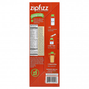 Zipfizz, смесь для энергетического напитка, апельсин с содовой, 20 тюбиков по 11 г (0,39 унции) в Москве - eco-herb.ru | фото