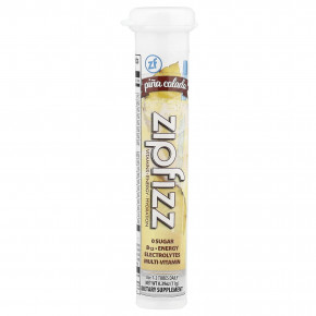 Zipfizz, смесь для энергетического напитка, пина колада, 20 тюбиков по 11 г (0,39 унции) в Москве - eco-herb.ru | фото