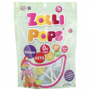 Zollipops, The Clean Teeth Pops, тропические фрукты, 5,2 унции - описание