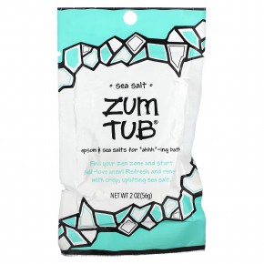 ZUM, Tub, Epsom & Sea Salt, 2 oz (56 g) - описание