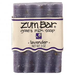 ZUM, Zum Bar, мыло с козьим молоком, лаванда, 3 унции - описание