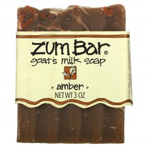 ZUM, Zum Bar, мыло с козьим молоком, янтарь, 3 унции - описание