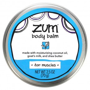 ZUM, Zum Body Balm for Muscles, 2.5 oz (70 g) - описание
