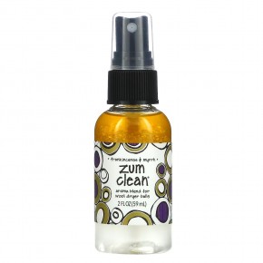 ZUM, Zum Clean, смесь ароматов для шариков для сушки шерсти, ладан и мирра, 59 мл (2 жидк. Унции) - описание
