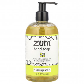 ZUM, Zum Hand Soap, лемонграсс, 354 мл (12 жидк. унц.) - описание | фото