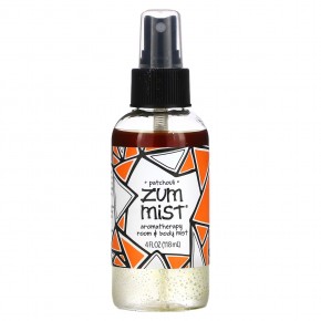 ZUM, Zum Mist, ароматерапевтический спрей для комнаты и тела, пачули, 118 мл (4 жидк. Унции) - описание