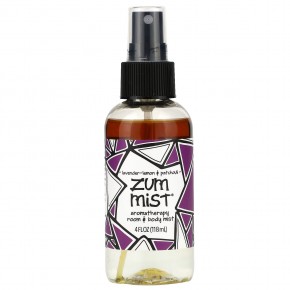 ZUM, Zum Mist, Aromatherapy Room & Body Mist, Lavender-Lemon & Patchouli, 4 fl oz (118 ml) в Москве - eco-herb.ru | фото