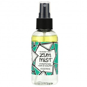 ZUM, Zum Mist, Aromatherapy Room & Body Mist, Lavender-Mint, 4 fl oz (118 ml) в Москве - eco-herb.ru | фото