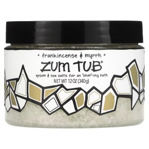ZUM, Zum Tub, морские соли с английской солью, ладан и мирра, 340 г (12 унций) в Москве - eco-herb.ru | фото