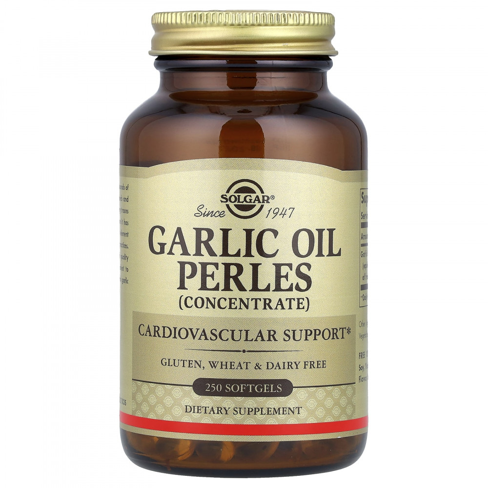 Solgar, Garlic Oil Perles, концентрат чеснока, 250 капсул (1 мг в каждой капсуле) в Москве - eco-herb.ru | изображение Solgar, Garlic Oil Perles, концентрат чеснока, 250 капсул (1 мг в каждой капсуле) в Москве - eco-herb.ru | фото