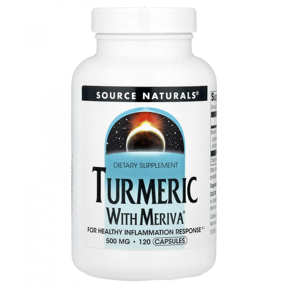 Source Naturals, куркума с Meriva®, 500 мг, 120 капсул в Москве - eco-herb.ru | изображение Source Naturals, куркума с Meriva®, 500 мг, 120 капсул в Москве - eco-herb.ru | фото