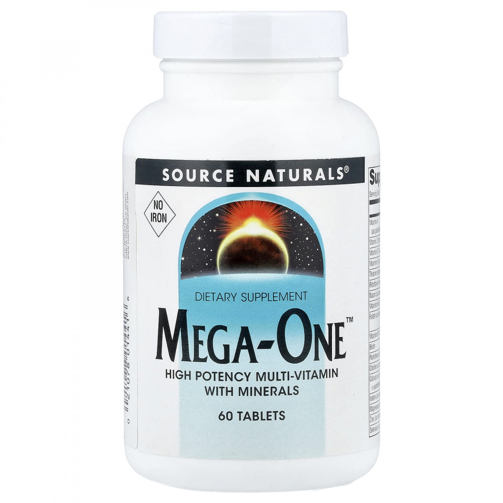 Source Naturals, Mega-One™, без железа, 60 таблеток в Москве - eco-herb.ru | изображение Source Naturals, Mega-One™, без железа, 60 таблеток в Москве - eco-herb.ru | фото