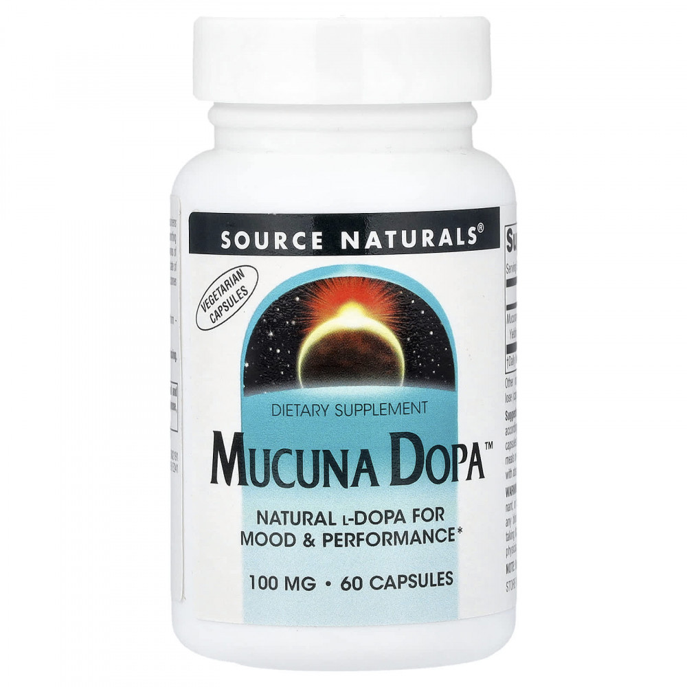 Source Naturals, Mucuna Dopa™, 100 мг, 60 капсул в Москве - eco-herb.ru | изображение Source Naturals, Mucuna Dopa™, 100 мг, 60 капсул в Москве - eco-herb.ru | фото