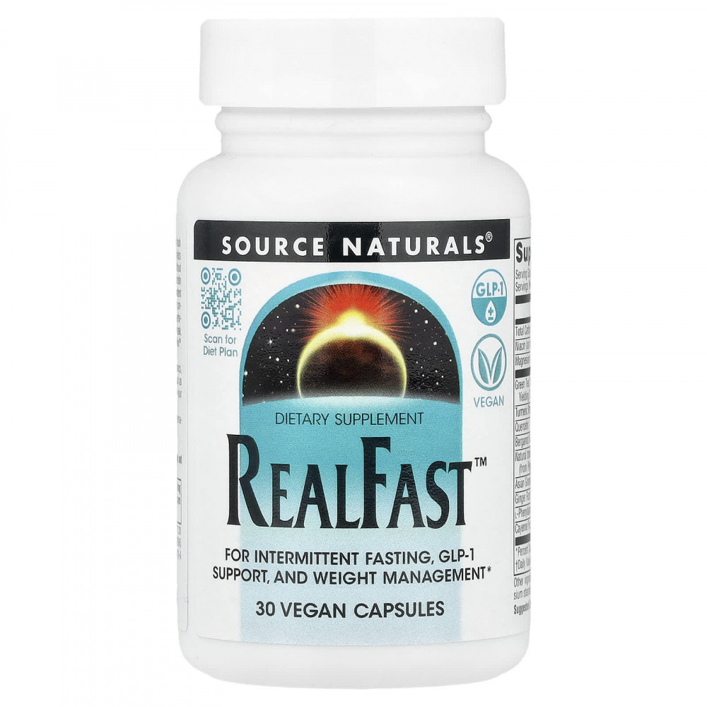 Source Naturals, RealFast™, 30 веганских капсул в Москве - eco-herb.ru | изображение Source Naturals, RealFast™, 30 веганских капсул в Москве - eco-herb.ru | фото