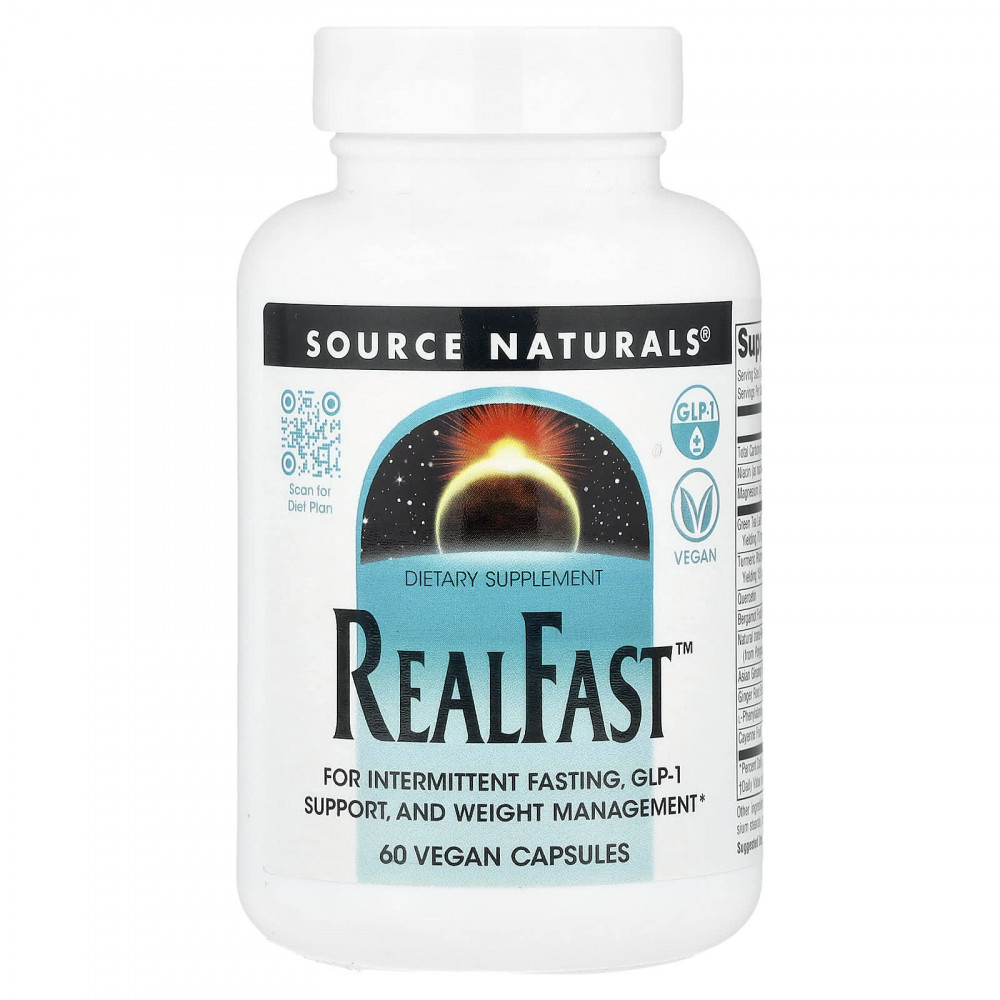 Source Naturals, RealFast™, 60 веганских капсул в Москве - eco-herb.ru | изображение Source Naturals, RealFast™, 60 веганских капсул в Москве - eco-herb.ru | фото