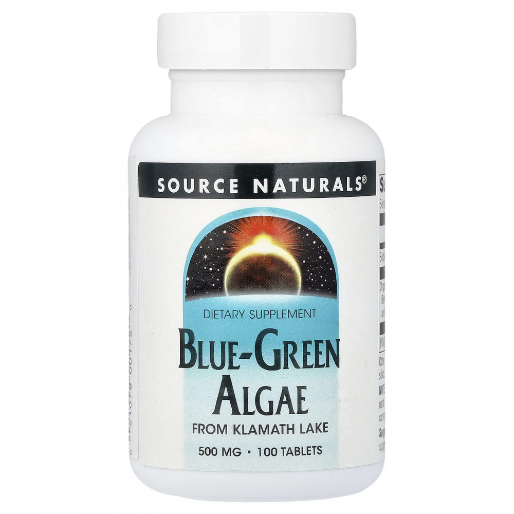 Source Naturals, сине-зеленые водоросли, 500 мг, 100 таблеток в Москве - eco-herb.ru | изображение Source Naturals, сине-зеленые водоросли, 500 мг, 100 таблеток в Москве - eco-herb.ru | фото