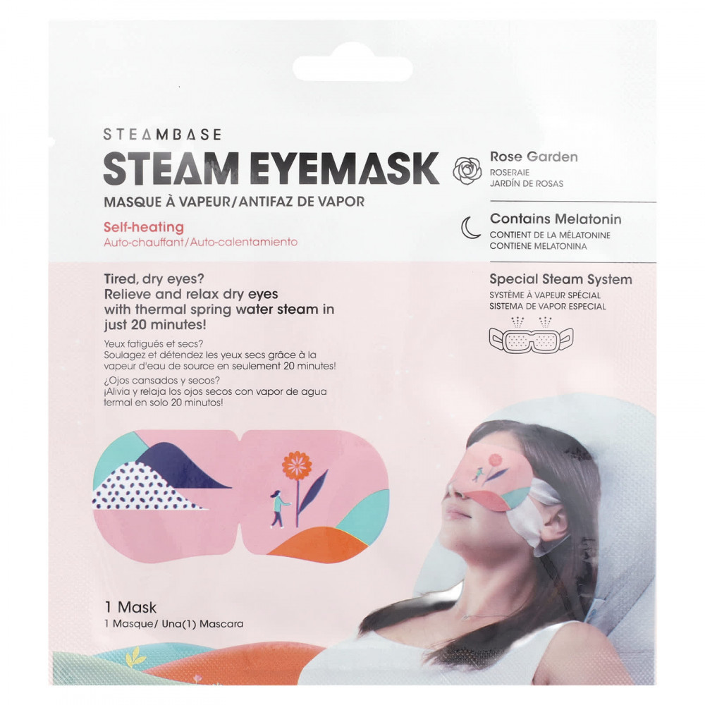 Steambase, Steam Eyemask, Розовый сад, 1 маска (Товар снят с продажи) в Москве - eco-herb.ru | изображение Steambase, Steam Eyemask, Розовый сад, 1 маска (Товар снят с продажи) в Москве - eco-herb.ru | фото