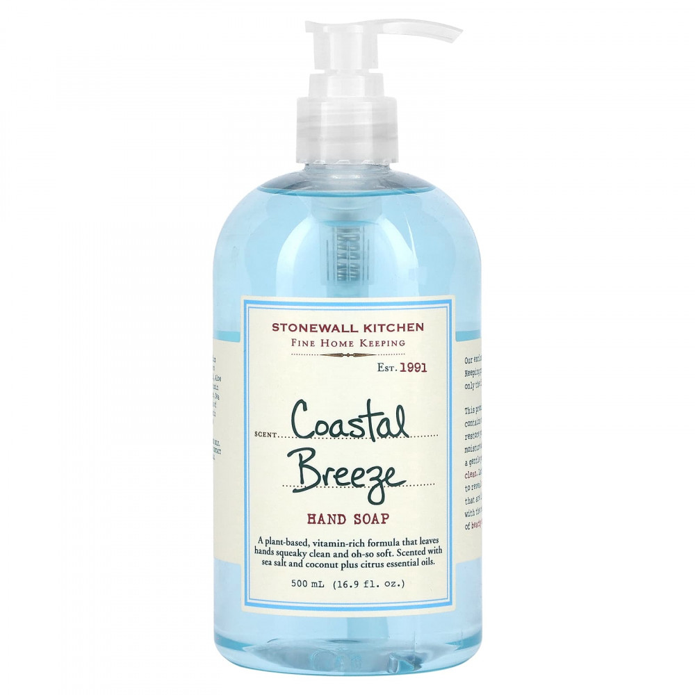 Stonewall Kitchen, мыло для рук, «Прибрежный бриз», 500 мл (16,9 жидк. унции) в Москве - eco-herb.ru | изображение Stonewall Kitchen, мыло для рук, «Прибрежный бриз», 500 мл (16,9 жидк. унции) в Москве - eco-herb.ru | фото