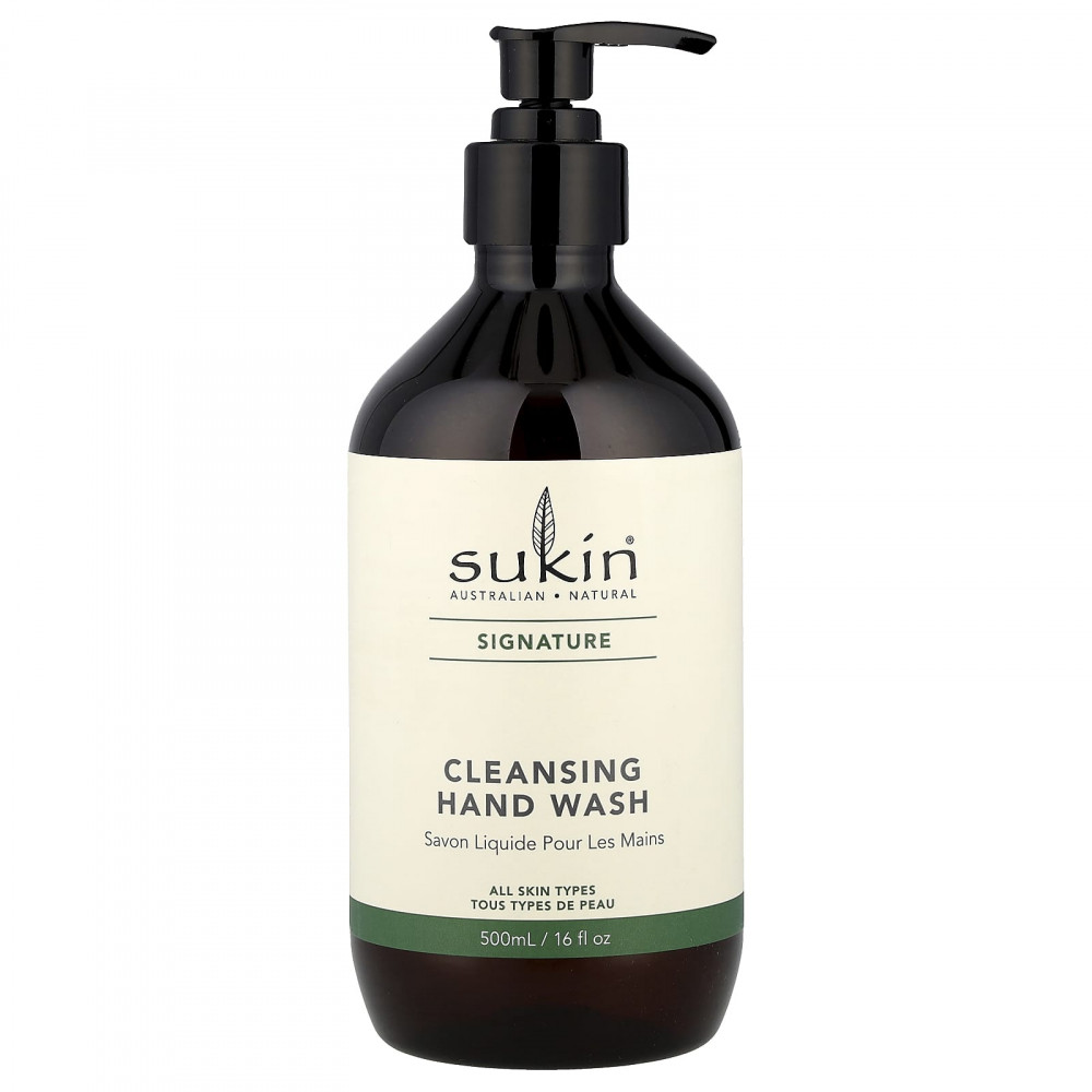 Sukin, Signature, очищающее средство для мытья рук, для всех типов кожи, 500 мл (16 жидк. Унций) в Москве - eco-herb.ru | изображение Sukin, Signature, очищающее средство для мытья рук, для всех типов кожи, 500 мл (16 жидк. Унций) в Москве - eco-herb.ru | фото