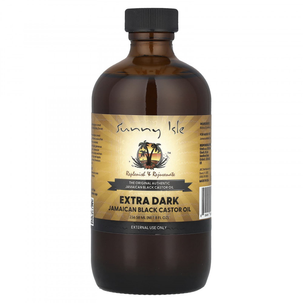 Sunny Isle, экстрачерное ямайское черное касторовое масло, 236,58 мл (8 жидк. унций) в Москве - eco-herb.ru | изображение Sunny Isle, экстрачерное ямайское черное касторовое масло, 236,58 мл (8 жидк. унций) в Москве - eco-herb.ru | фото