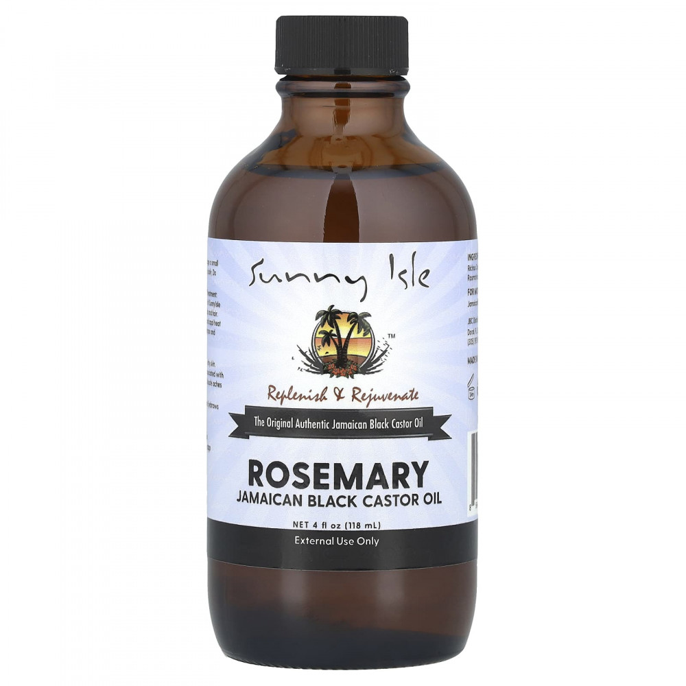 Sunny Isle, Розмарин, ямайское черное касторовое масло, 118 мл (4 жидк. Унции) в Москве - eco-herb.ru | изображение Sunny Isle, Розмарин, ямайское черное касторовое масло, 118 мл (4 жидк. Унции) в Москве - eco-herb.ru | фото