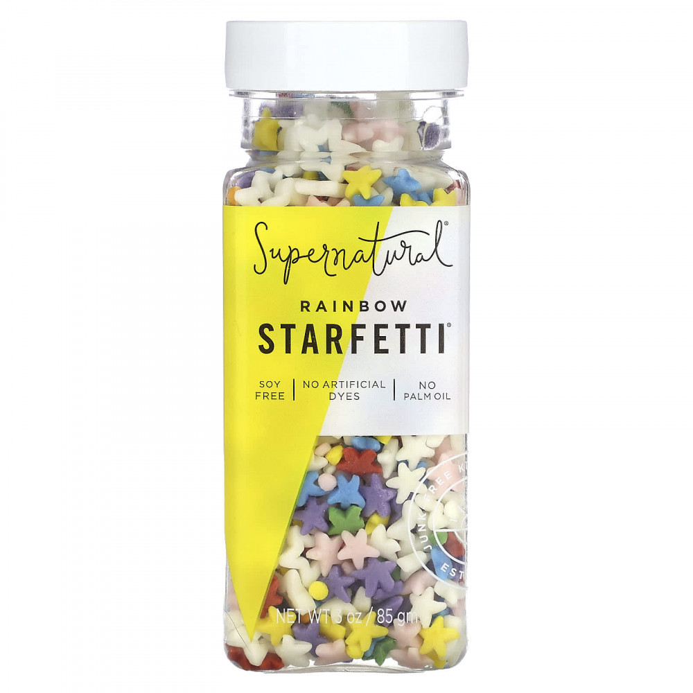 Supernatural Kitchen, Rainbow Starfetti, 85 г (3 унции) (Товар снят с продажи) в Москве - eco-herb.ru | изображение Supernatural Kitchen, Rainbow Starfetti, 85 г (3 унции) (Товар снят с продажи) в Москве - eco-herb.ru | фото