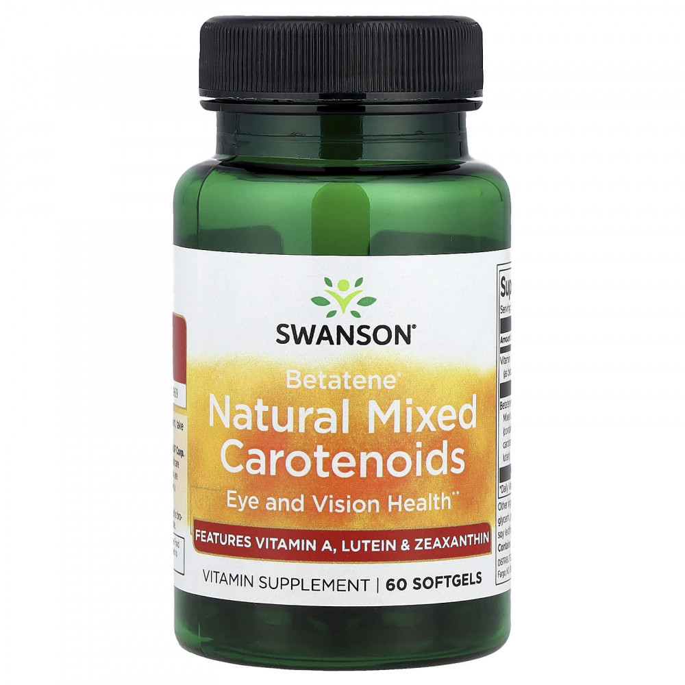 Swanson, Betatene®, натуральные смешанные каротиноиды, 60 мягких таблеток в Москве - eco-herb.ru | изображение Swanson, Betatene®, натуральные смешанные каротиноиды, 60 мягких таблеток в Москве - eco-herb.ru | фото