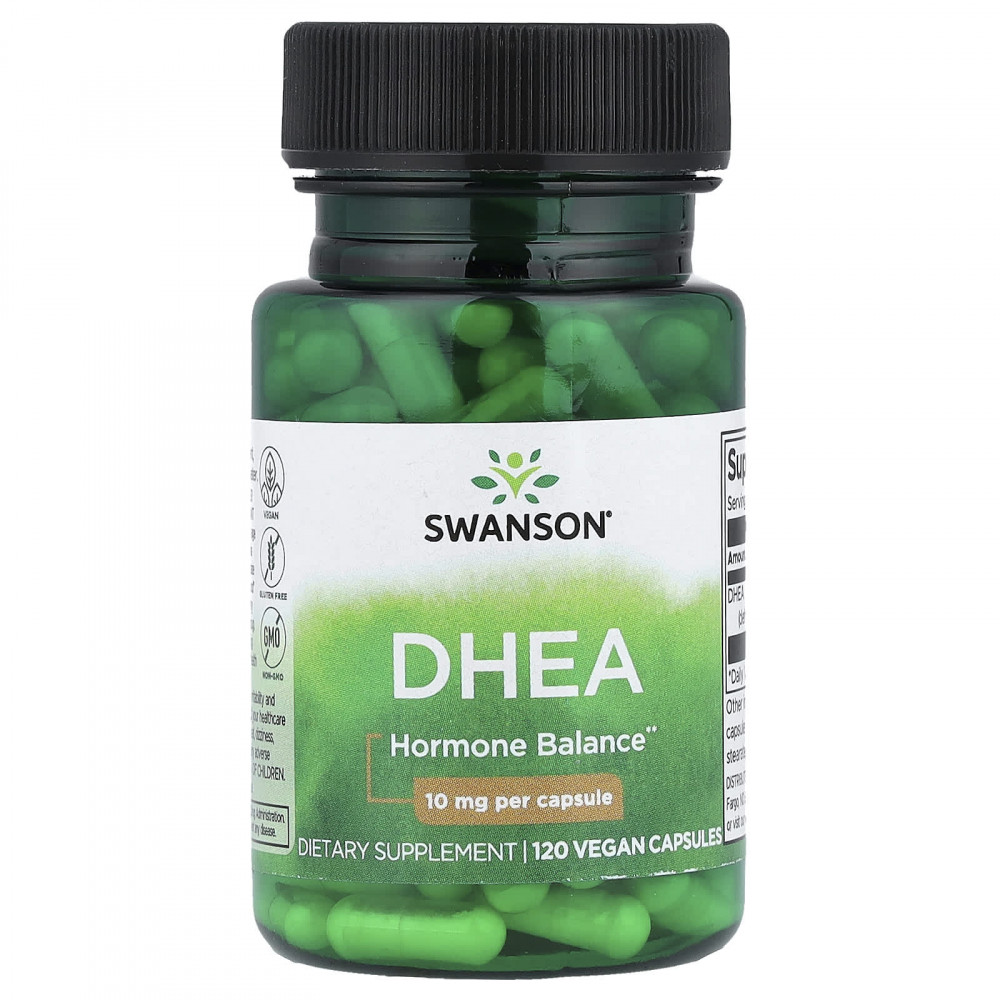 Swanson, DHEA, 10 мг, 120 веганских капсул в Москве - eco-herb.ru | изображение Swanson, DHEA, 10 мг, 120 веганских капсул в Москве - eco-herb.ru | фото