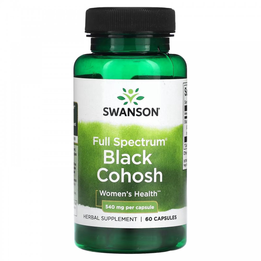 Swanson, Full Spectrum Black Cohosh, 540 mg, 60 Capsules в Москве - eco-herb.ru | фото