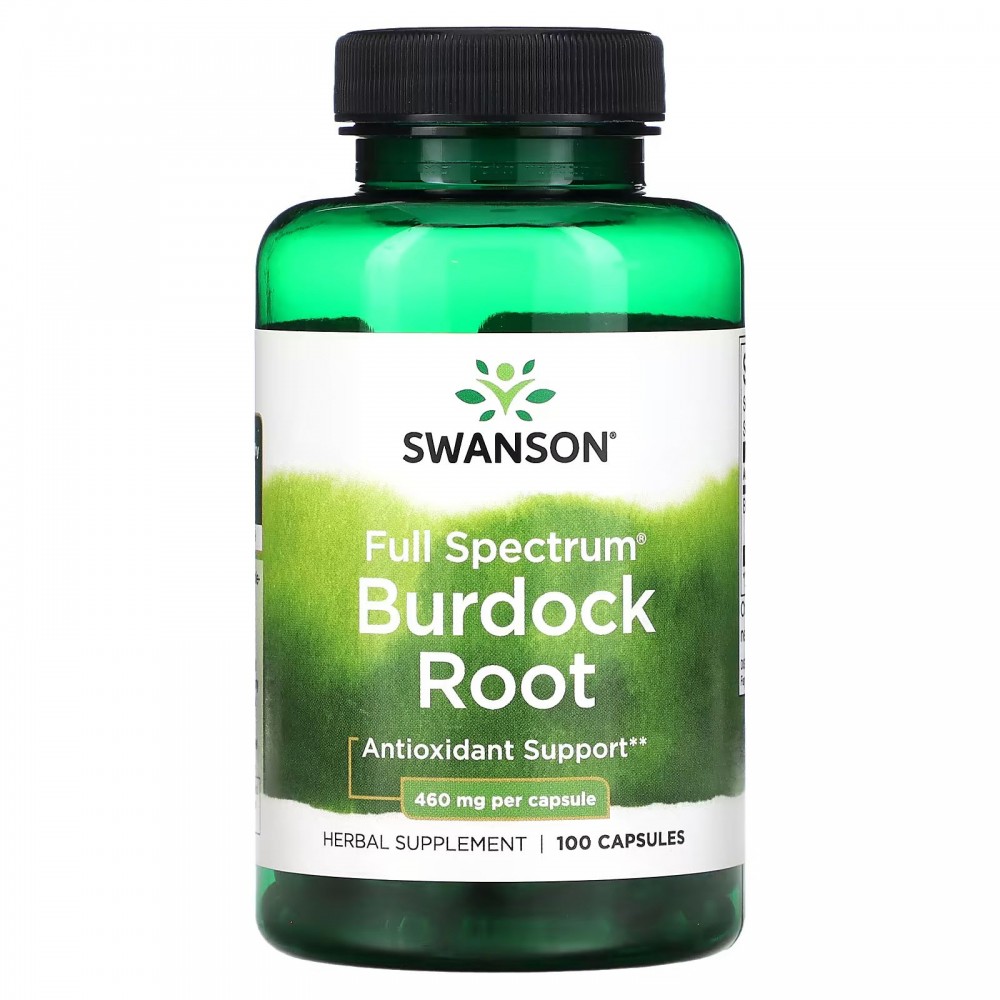 Swanson, Full Spectrum Burdock Root, 460 mg, 100 Capsules в Москве - eco-herb.ru | фото