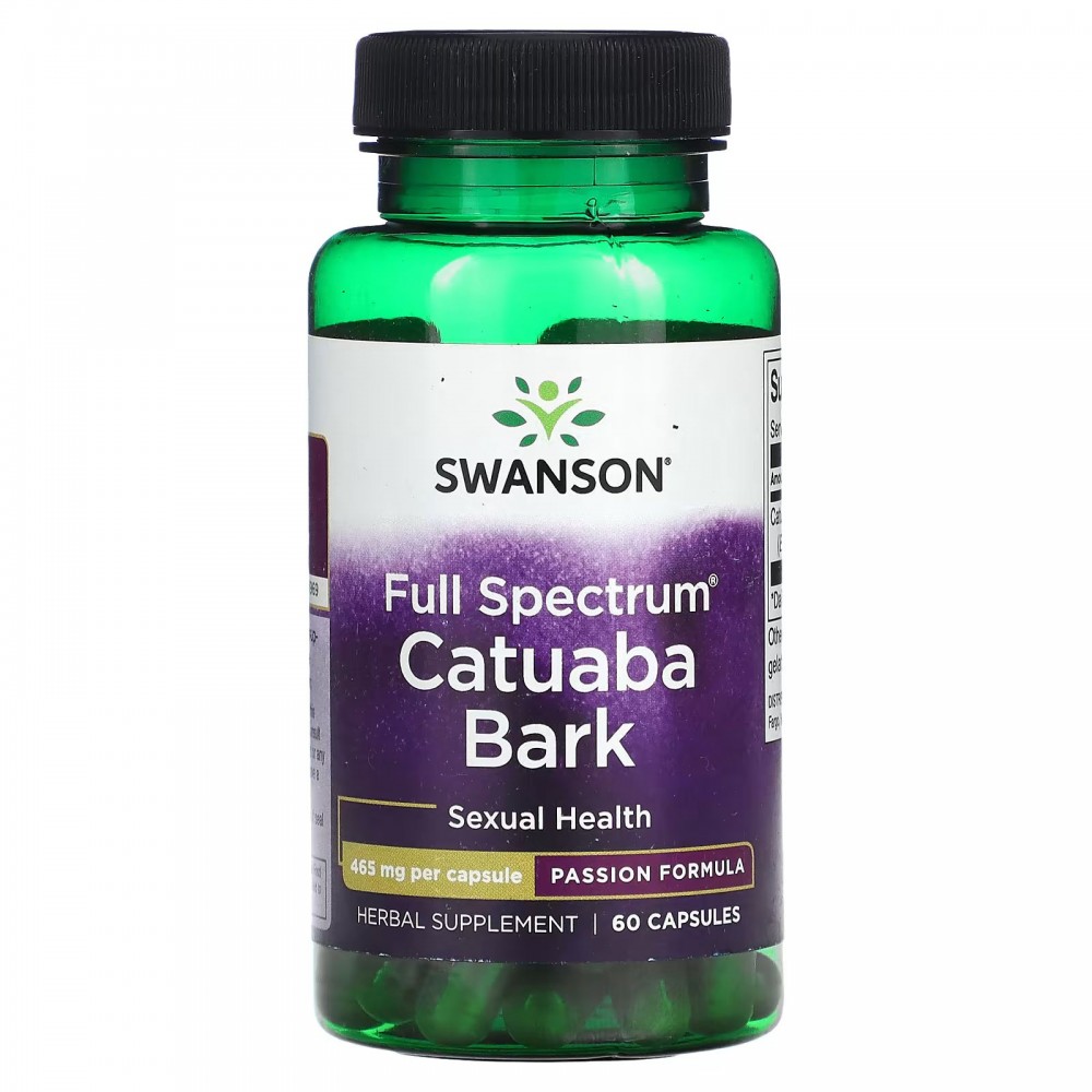 Swanson, Full Spectrum Catuaba Bark, 465 mg, 60 Capsules в Москве - eco-herb.ru | фото