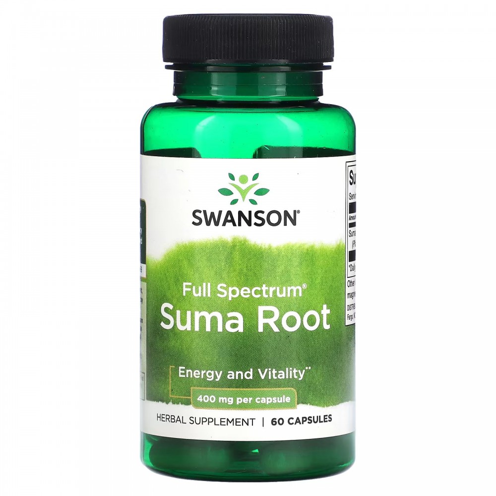 Swanson, Full Spectrum Suma Root, 400 mg, 60 Capsules в Москве - eco-herb.ru | фото